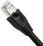 150фт экранированный уличный водонепроницаемый ethernet-кабель cat5e - прямая прокладка, чистая медь логотип