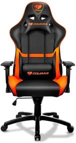 img 4 attached to 🖤 Black and Orange COUGAR Gaming Chair