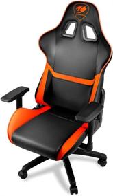 img 3 attached to 🖤 Black and Orange COUGAR Gaming Chair