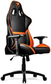 img 1 attached to 🖤 Black and Orange COUGAR Gaming Chair