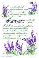 🌺 fresh scents lavender scented sachets - lot of 6 (7.0 cu.in) for long-lasting aroma logo