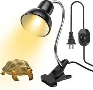 🦎 reptile heat lamp, pet habitat heat lamp, reptile basking lamp, uva uvb basking spot heat lamp with 360° rotatable clip and 3 bulbs(1 pcs 25w+ 2 pcs 50w) - best reptile heat lamp for optimal heating in your pet habitat логотип