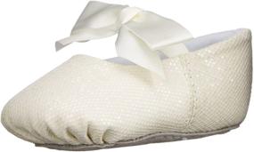 img 4 attached to 🩰 Sparkling Dance Class Baby Ballet Flats - Perfect for Infants, Toddlers, and Little Kids