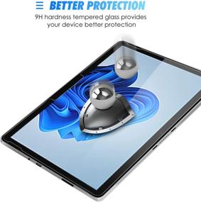 img 1 attached to 📱 SPARIN 2 Pack Screen Protector for Microsoft Surface Go 3/2/2021/2020 - 10.5 Inch High Responsive Tempered Glass