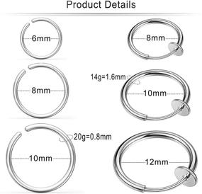 img 2 attached to Cisyozi Stainless Surgical Cartilage Piercing