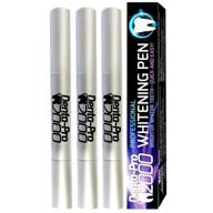 😁 professional quality teeth whitening pens (3-pack) - noticeably whiter teeth - affordable tooth whitening solution for sensitive teeth - 35% carbamide peroxide logo