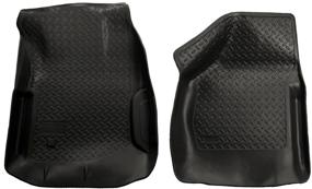 img 1 attached to 🚗 Husky Liners 2000-2007 Ford F-250/F-350 Classic Style Front Floor Mats, in Black (33851)