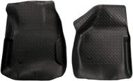 🚗 husky liners 2000-2007 ford f-250/f-350 classic style front floor mats, in black (33851) logo