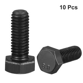 img 1 attached to Uxcell M8X20Mm Screw Fastener Carbon