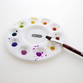 img 1 attached to BAZIC 10 Mixing Palettes Watercolor Professional Painting, Drawing & Art Supplies in Painting