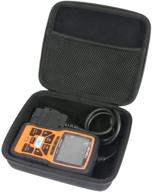 🧰 защитный жесткий чехол для foxwell nt301 nt510/launch creader 3001/autophix obd2 scanner - надежное хранение для автомобильного диагностического инструмента для двигателя автомобиля от khanka логотип