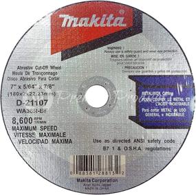 img 3 attached to 🪚 Makita 7 Inch Cut Off Wheel 10 Pack - Aggressive Metal & Stainless Grinding for 7” Grinders