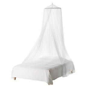 img 2 attached to 🦟 Protect Your Baby with UEETEK Mosquito Net Baby Toddler Bed Crib Canopy Mosquito Netting (White)