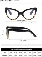 set of 4 women's oversized cateye reading glasses with blue light protection, computer eyewear, spring hinges +3.0 logo