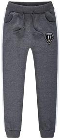 img 3 attached to TERODACO 2 Pack Active Sweatpants for Boys - Athletic Clothing in Active Version