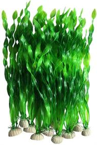img 2 attached to Smoothedo Pets 12 ДЮЙМОВ 20 ШТ. Искусственные Аквариумные Украшения