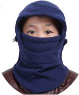 protective windproof adjustable balaclavas for boys by zzlay - essential hats & caps accessories логотип