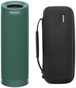 img 4 attached to 🔊 Powerful Sony SRS-XB23/G Extra BASS Bluetooth Speaker Bundle (Olive Green) - Excellent Portable Sound Experience (2 Items)