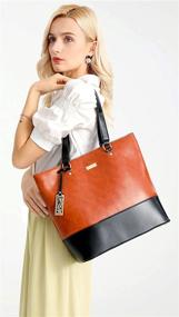 img 1 attached to 👜 Women's Handbags & Wallets: Purses, Satchels, Shoulder Messenger Bags