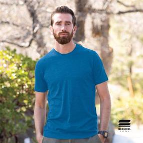 img 1 attached to MERIWOOL Merino Short Sleeve Lightweight Men's Clothing: Unmatched Comfort and Performance!