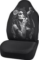 🚗 upgrade your ride with bell automotive's david gonzales universal bucket seat cover, featuring skin deep design! logo