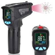 🌡️ infrared thermometer (not for human) for non-contact temperature measurement: digital laser temperature gun 57°f ~1022°f (-50°c ~ 550°c) with battery and laser positioning - ideal for cooking, refrigerator, and more! logo