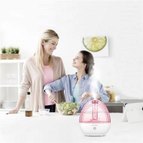 img 3 attached to 🌬️ ETL Approved Cool Mist Humidifier for Baby Bedroom - Super Quiet High-Low Mist, Waterless Auto-Off, 2L Capacity, Filterless & Night Light - Ideal Home and Office Humidifiers