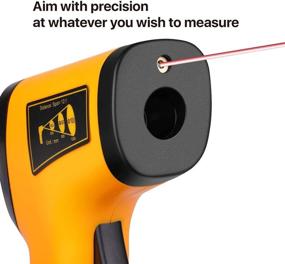 img 2 attached to 🌡️ Temperature Gun IR Infrared Thermometer: Accurate Non-Contact Digital Tool with Laser Sight & LCD Display - Instant Read Handheld Device