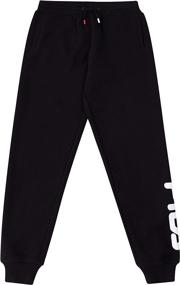 img 3 attached to 👖 Fila Boys Fleece Athletic Stretch Jogger Sweatpants - Stylish Big Kids Clothes for Active Comfort