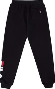 img 2 attached to 👖 Fila Boys Fleece Athletic Stretch Jogger Sweatpants - Stylish Big Kids Clothes for Active Comfort