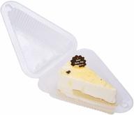 clear locking cheesecake slice container logo