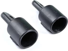 img 2 attached to 🛥️ High-Quality Mxeol Boat Bimini Fittings Top Cover Cap Eye End Nylon Black Pair - 7/8 Inch (Outside for 7/8" Tube)