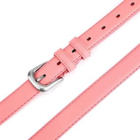 img 2 attached to Women's Slim Leather Waist Belt 👗 - Fashionable Ladies Accessory for a Stylish Look