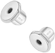 925 sterling silver replacement screw backs for in season jewelry earrings - set of 2 logo