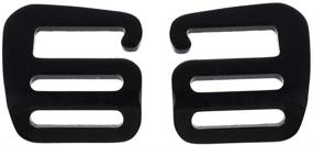 img 2 attached to 🎒 Keproving Adjustable 25mm Buckles: Premium Aluminium G Hook for Backpacks & Luggage (4 Pairs)