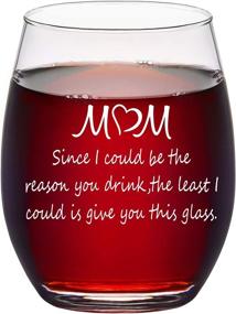 img 4 attached to Mothers Stemless Birthday Christmas Daughter