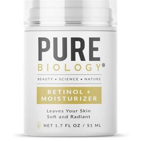 img 4 attached to 💎 Premium Retinol Face Cream by Pure Biology - Collagen-Infused, 15D Retinol, Hyaluronic Moisturizer for Day and Night. Rapid Repair Anti-Aging Wrinkle Cream for Women and Men. Made in USA.