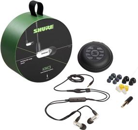 img 3 attached to Shure AONIC 3 Earbuds: Wired Sound Isolating, Clear Audio, Single Driver w/ 🎧 BassPort, Secure In-Ear Fit, Detachable Cable, Durable Quality, Apple & Android Compatible - White