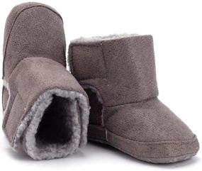 img 1 attached to 👟 Premium Anti-Slip Prewalker Toddler Boys' Boots: Butterflykisses Footwear