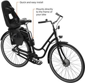img 2 attached to 🚲 Thule Yepp Nexxt Maxi - детское сиденье для крепления на раму велосипеда: обеспечьте безопасность и комфорт вашему малышу во время поездок!