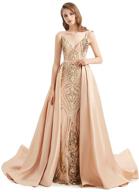 🧜 leyidress detachable mermaid evening dresses for celebrity girls' clothing logo