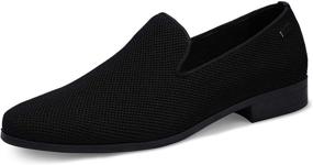 img 4 attached to Uubaris Classic Tuxedo Walking Men's Shoes: Loafers & Slip-Ons