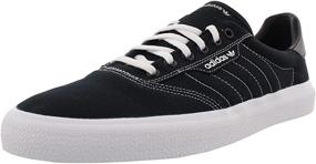 img 4 attached to 🛹 Skateboarding Shoes for Men – Adidas, Black and White