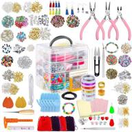 💎 complete jewelry making kit for girls and adults - sturdy case with tools for bracelets, necklaces, and earrings - great gift idea! logo