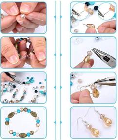 img 2 attached to 💎 Complete Jewelry Making Kit for Girls and Adults - Sturdy Case with Tools for Bracelets, Necklaces, and Earrings - Great Gift Idea!