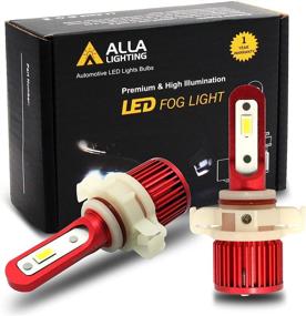 img 4 attached to 🚗 Upgrade! Alla Lighting 5200lm AL-R PS24W 5201 5202 LED Fog Lights Bulbs in Xenon White 6000K - CAN-Bus Error Free Replacement for Cars and Trucks - Super Bright DRL Upgrade - PS19W PS24WFF 12085C1