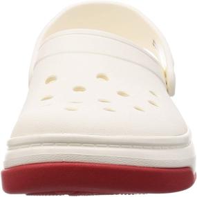 img 3 attached to Crocband Force White Unisex Shoes and Clogs by Crocs