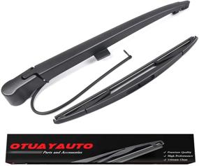 img 4 attached to Rear Wiper Arm Blade Set - OTUAYAUTO 15277756 - Suitable for Chevrolet Tahoe Suburban, Cadillac Escalade, GMC Yukon - 2007 to 2013 Replacement