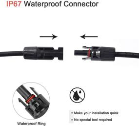 img 1 attached to 🔌 JHBOX Солнечная панель Y-разветвитель - 1 к 4, солнечные кабели для комбинирующей коробки (1 пара 1Y4)