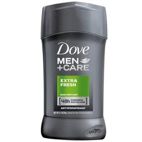 img 2 attached to 🪒 Dove Men+Care Extra Fresh Antiperspirant Deodorant Stick - 2.7 oz (Pack of 4)